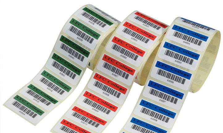 White barcode tags
